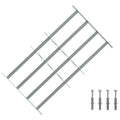 vidaXL Krata zabezpieczająca do okien z 4 poprzeczkami 3 pcs