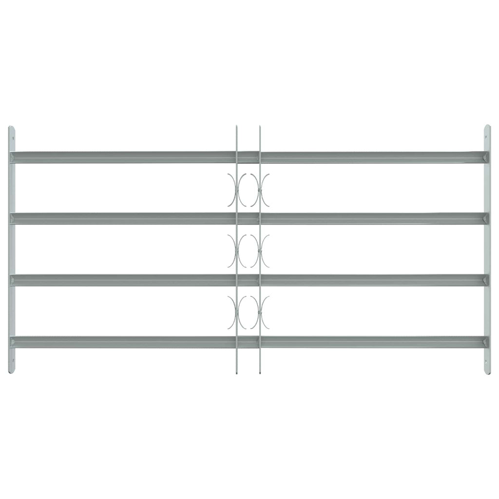vidaXL Krata zabezpieczająca do okien z 4 poprzeczkami 3 pcs