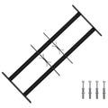 vidaXL Krata bezpieczeństwa do okien z 2 poprzeczkami 3 pcs 43-74 cm