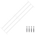 vidaXL Krata zabezpieczająca do okien z 3 poprzeczkami 93-174 cm
