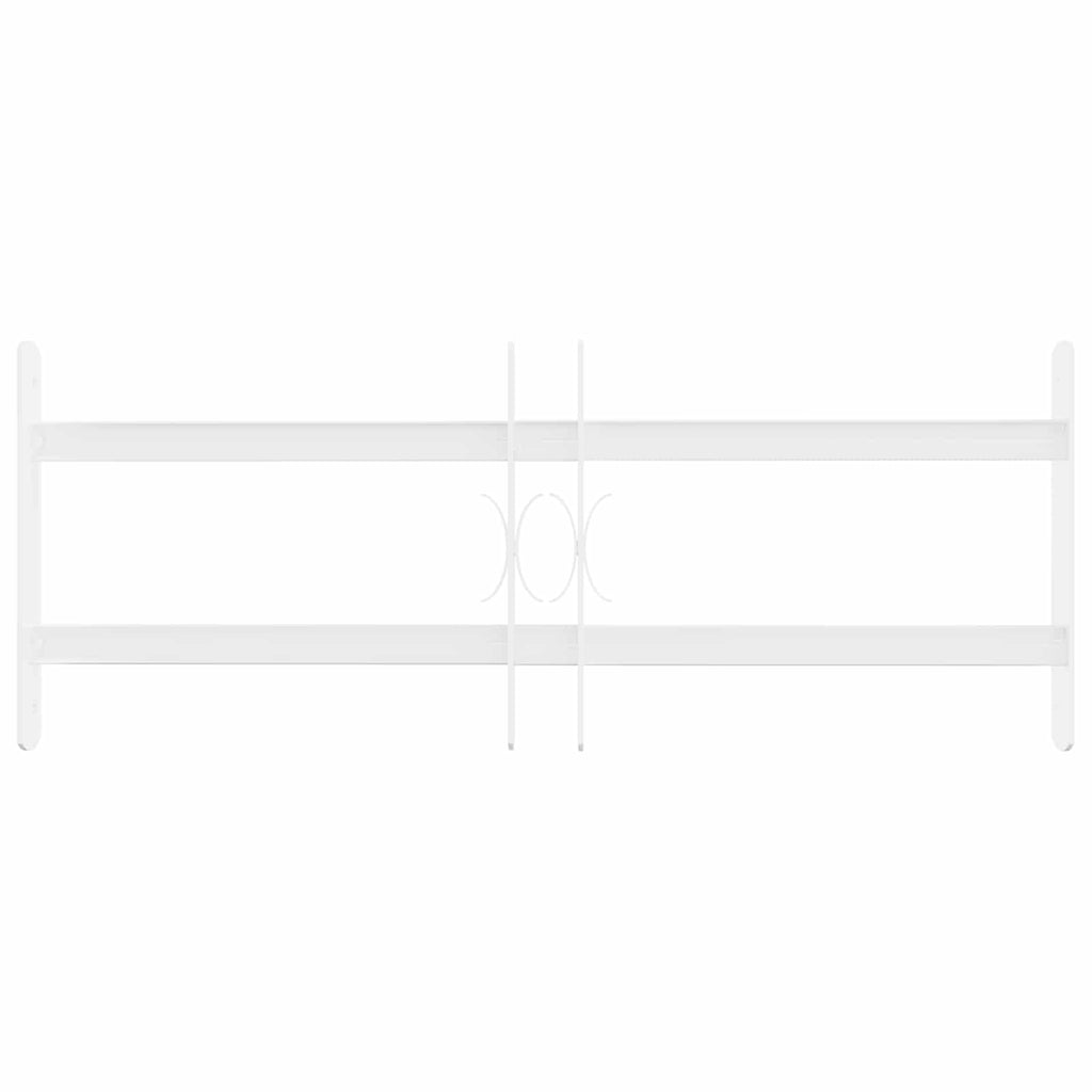 vidaXL Krata bezpieczeństwa do okien z 2 poprzeczkami 3 pcs 43-74 cm