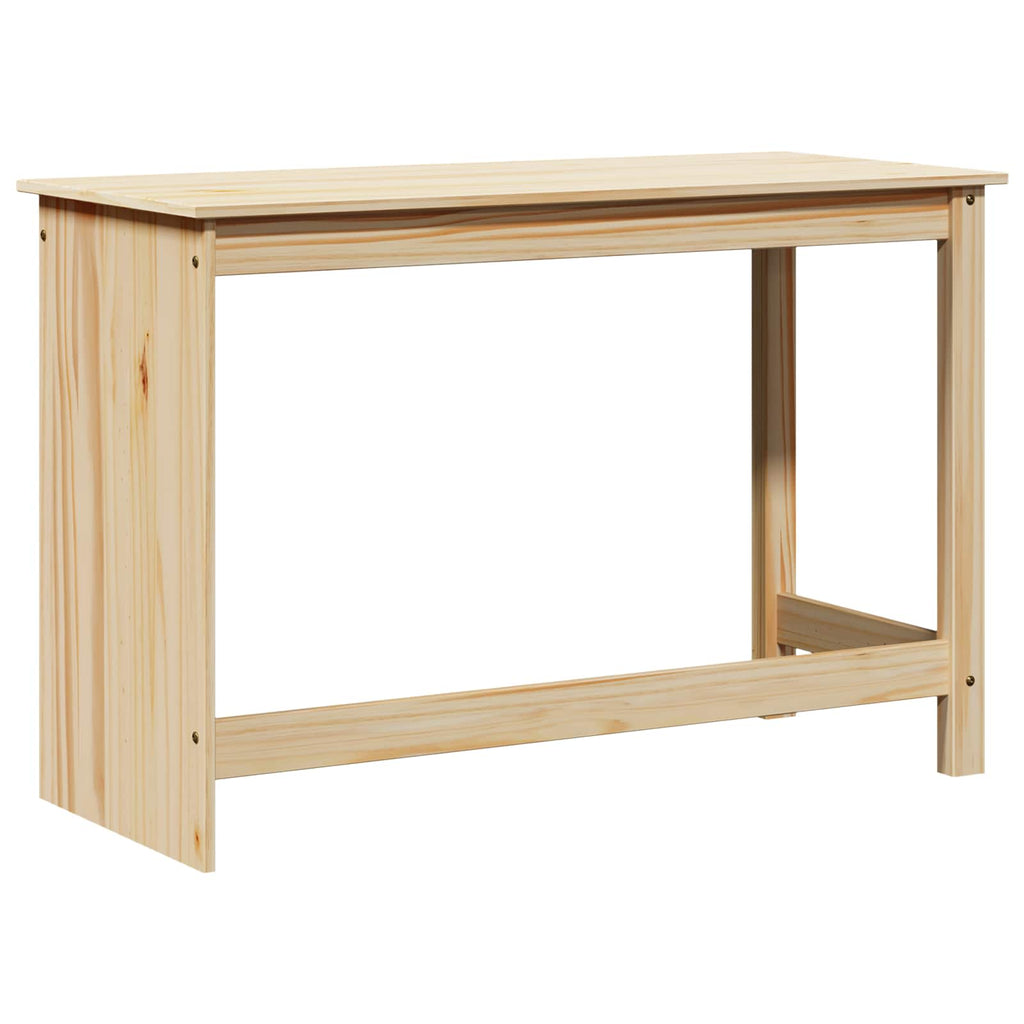 vidaXL Biurko Brązowy 112 x 50 x 75 cm Lite drewno sosnowe