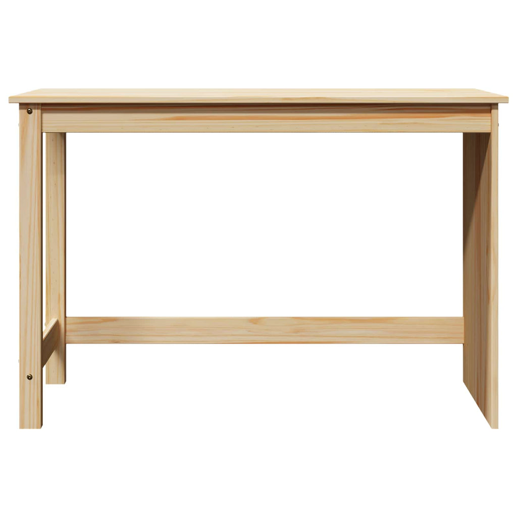 vidaXL Biurko Brązowy 112 x 50 x 75 cm Lite drewno sosnowe
