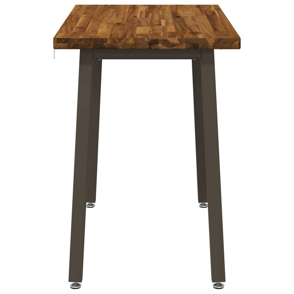 vidaXL 110 x 55 x 75 cm Lite Drewno Akacji Naturalny i kawowy