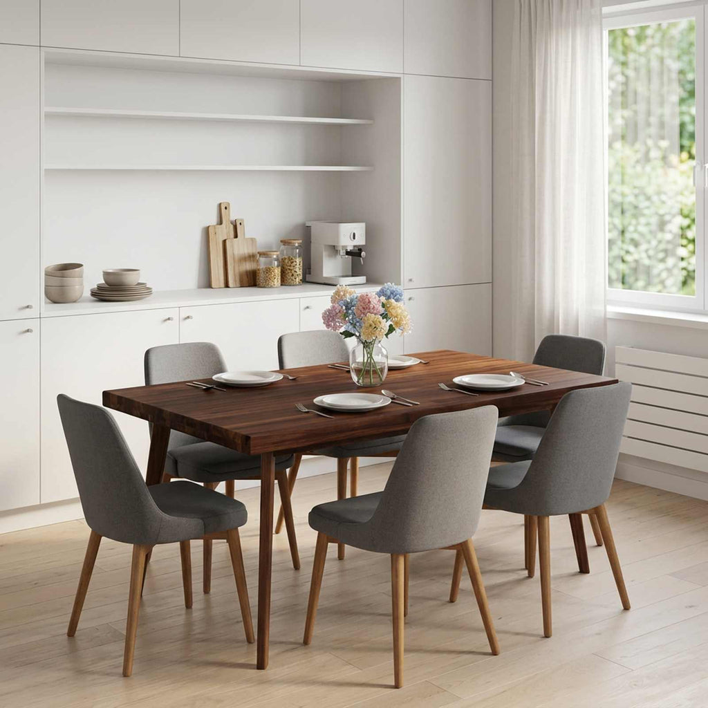vidaXL Prostokątny Blat Stołu 90 x 50 x 3,5 cm Prostokątny Ciemny brąz