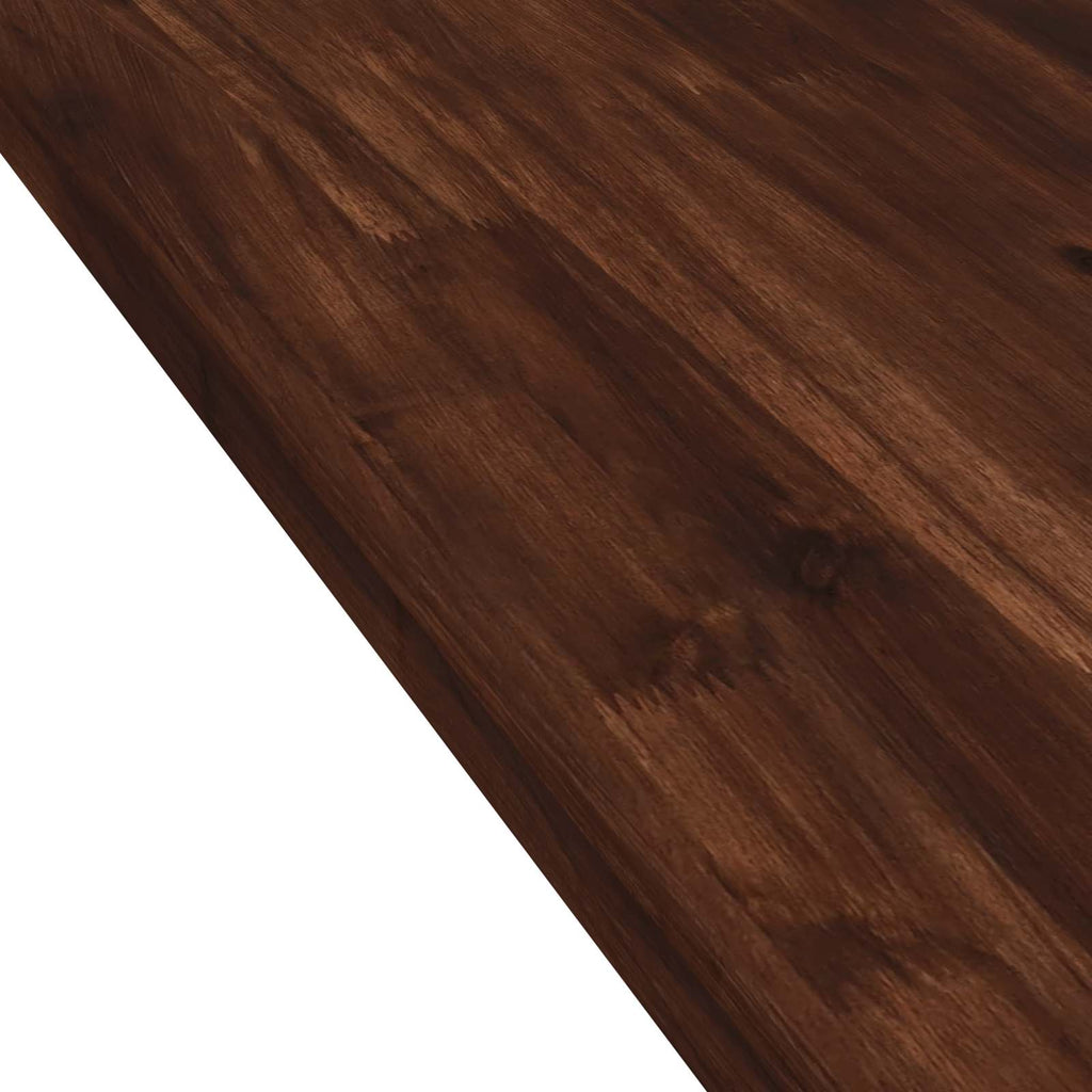 vidaXL Prostokątny Blat Stołu 90 x 50 x 3,5 cm Prostokątny Ciemny brąz