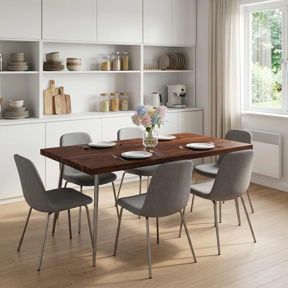 vidaXL Prostokątny Blat Stołu 90 x 50 x 3,5 cm Prostokątny Ciemny brąz