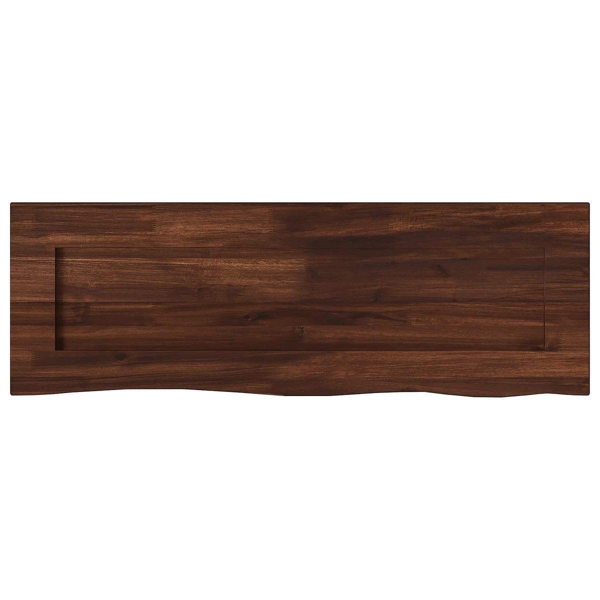 vidaXL Prostokątny Blat Stołu 90 x 50 x 3,5 cm Prostokątny Ciemny brąz