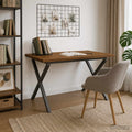 vidaXL 110 x 55 x 75 cm Lite Drewno Akacji Naturalny i kawowy