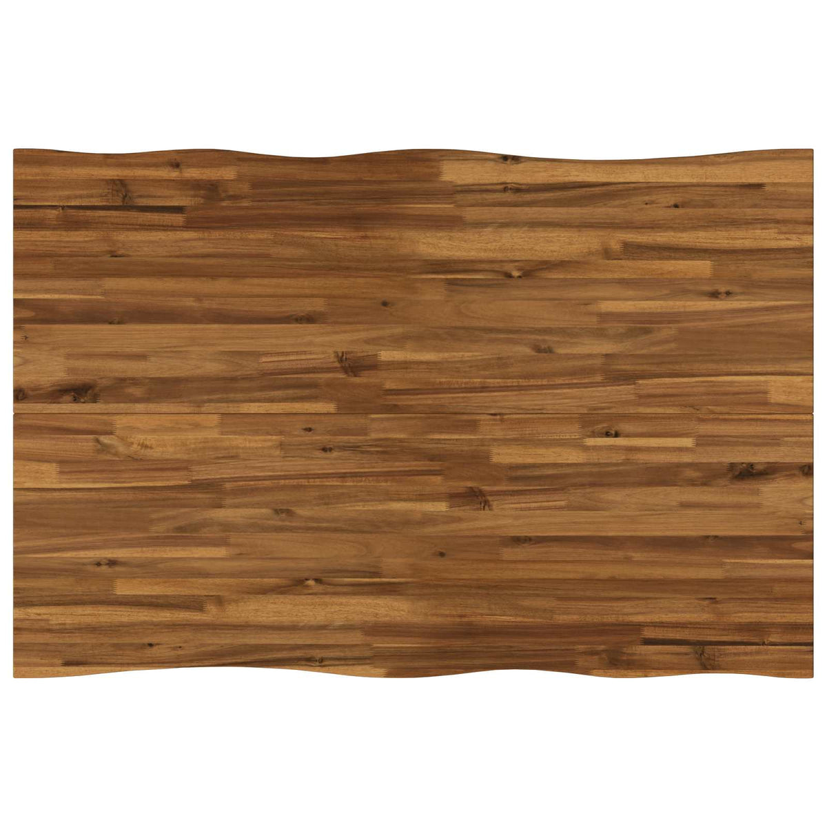 vidaXL 110 x 55 x 75 cm Lite Drewno Akacji Naturalny i kawowy