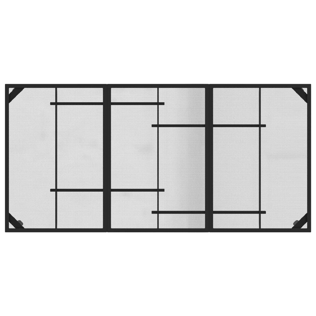 vidaXL Zestaw Mebli Ogrodowych 7 pcs antracytowy Żelazo i stal