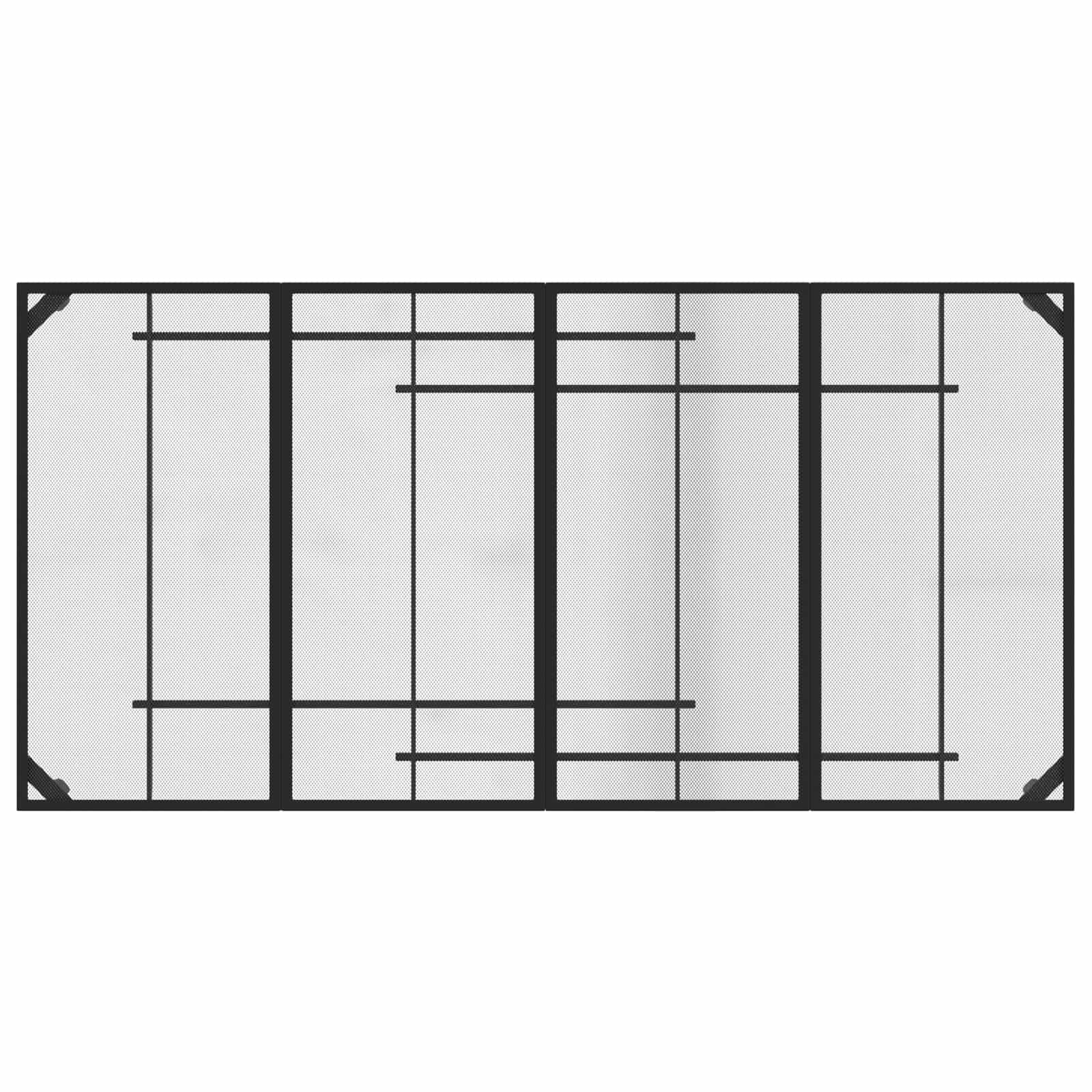 vidaXL Zestaw Mebli Ogrodowych 7 pcs antracytowy Żelazo i stal