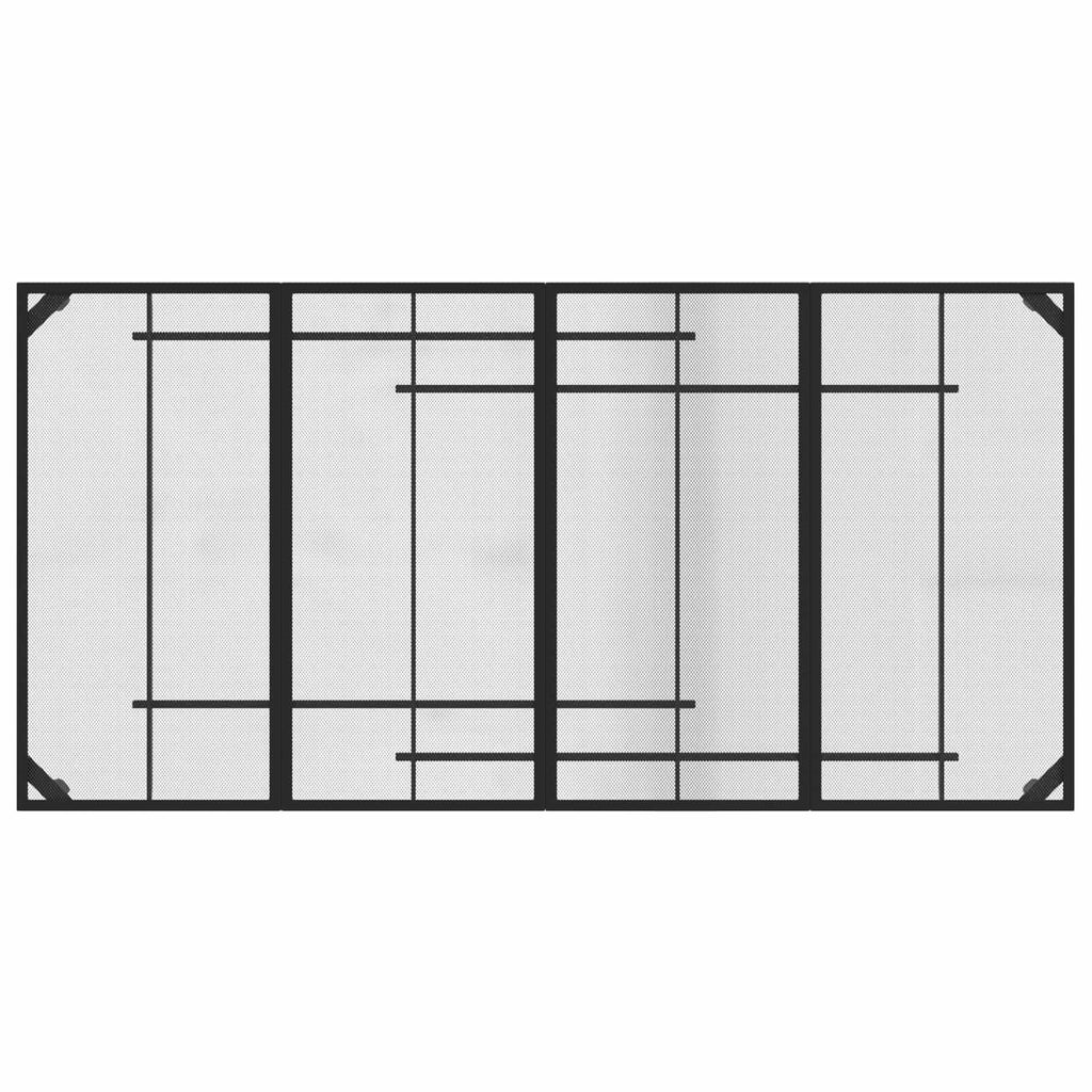 vidaXL Zestaw Mebli Ogrodowych 9 pcs antracytowy Żelazo i stal