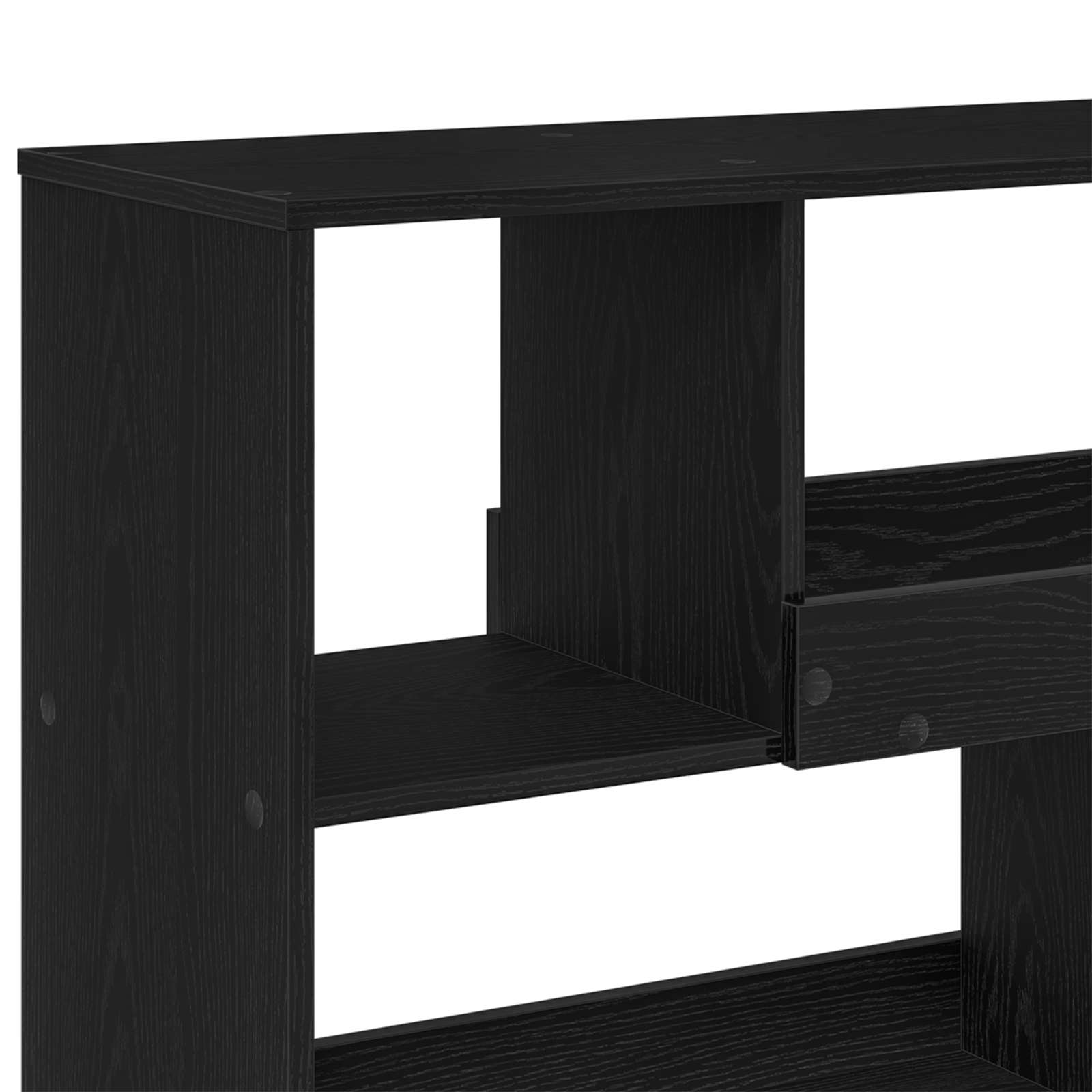 vidaXL Półka na książki Czarny Dąb 100 x 33 x 94,5 cm