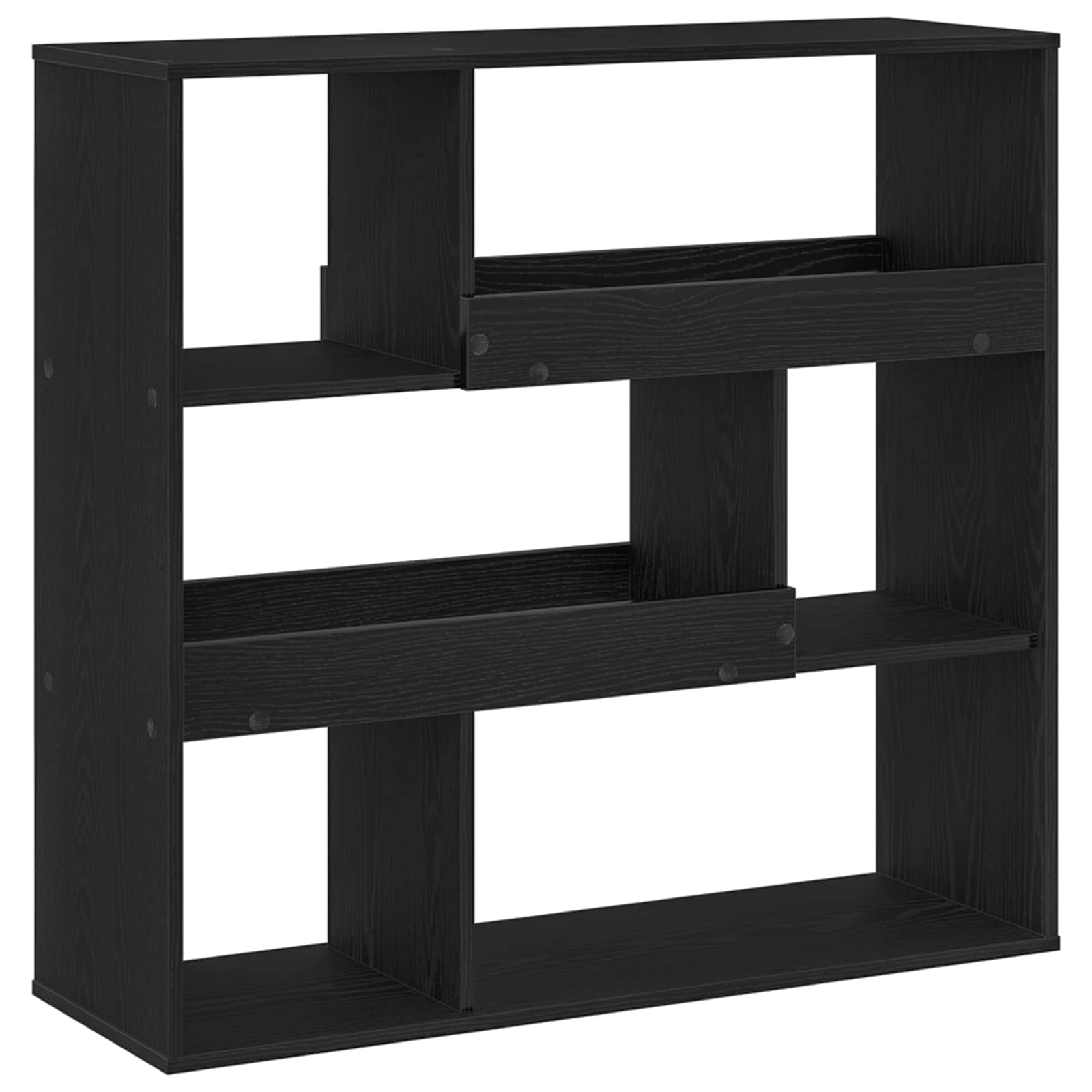 vidaXL Półka na książki Czarny Dąb 100 x 33 x 94,5 cm