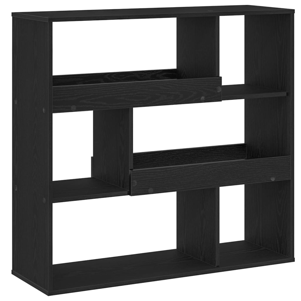 vidaXL Półka na książki Czarny Dąb 100 x 33 x 94,5 cm