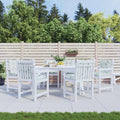 vidaXL Poduszka na zewnątrz 6 pcs Biały 100 x 50 x 7 cm tkanina