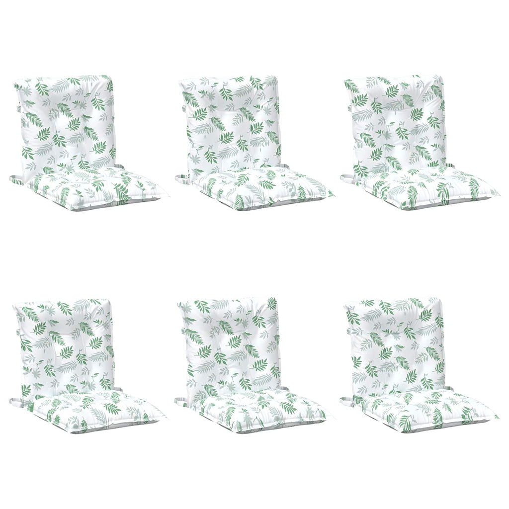 vidaXL Poduszka na zewnątrz 6 pcs Biały 100 x 50 x 7 cm tkanina