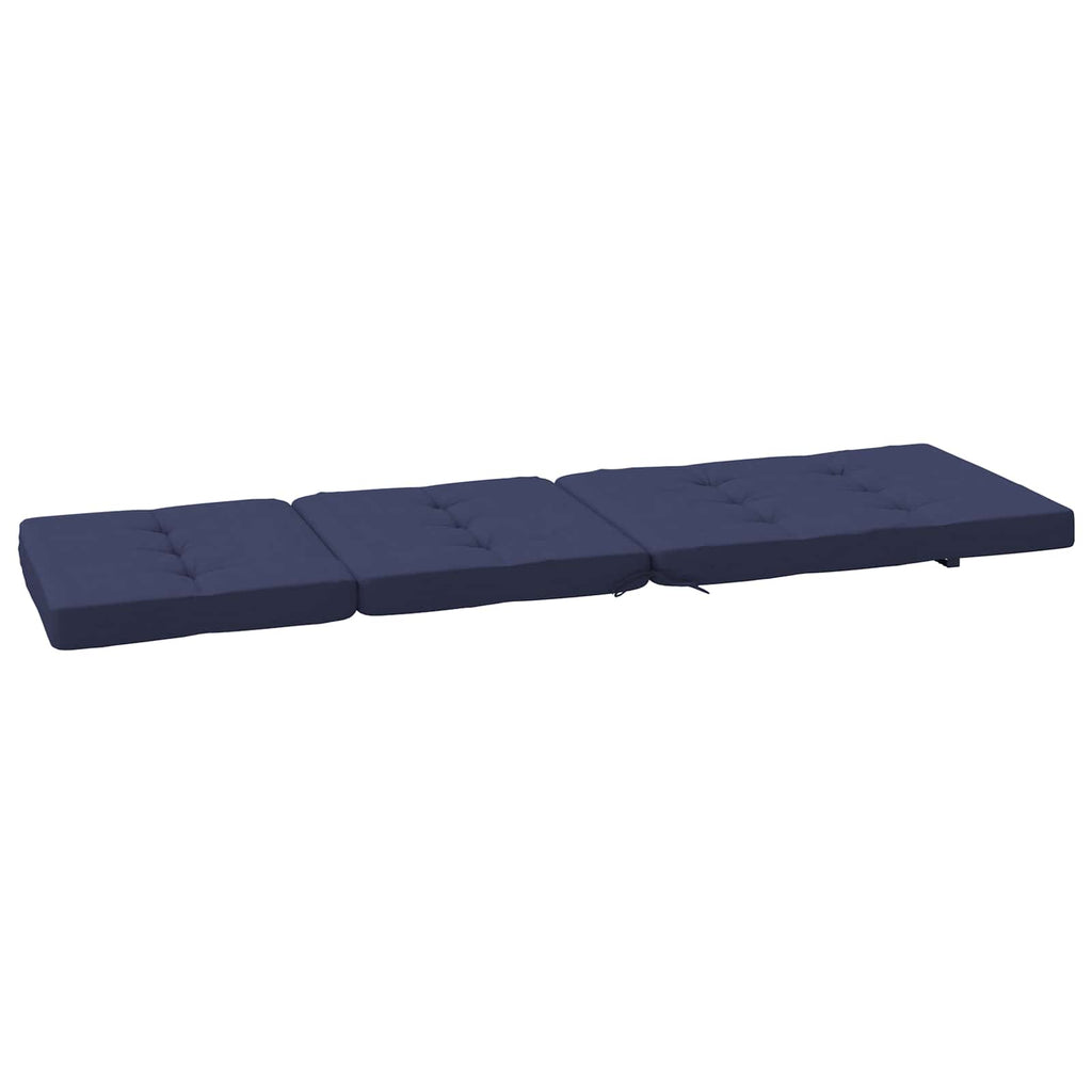 vidaXL Poduszka na zewnątrz 2 pcs Granatowy 180 x 55 x 7 cm tkanina