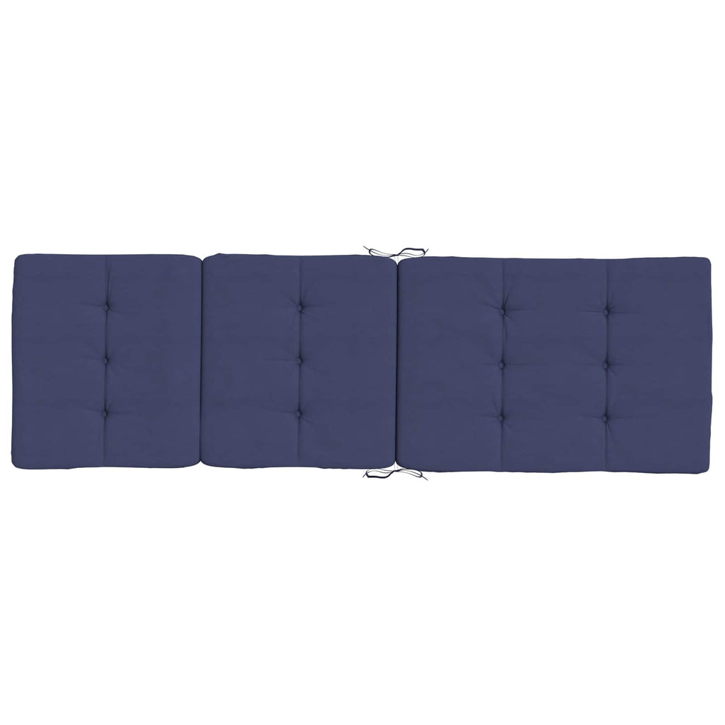 vidaXL Poduszka na zewnątrz 2 pcs Granatowy 180 x 55 x 7 cm tkanina