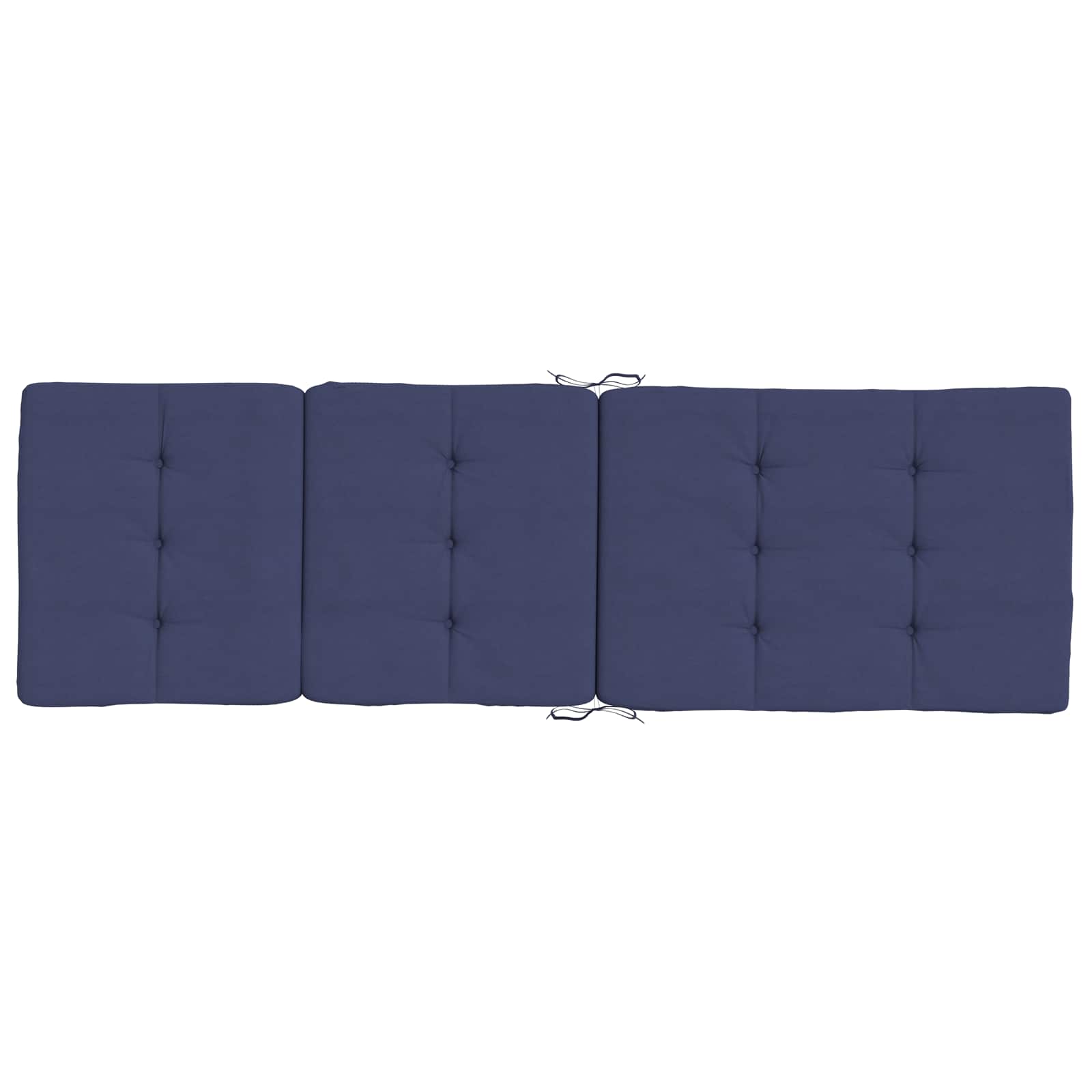 vidaXL Poduszka na zewnątrz 2 pcs Granatowy 180 x 55 x 7 cm tkanina