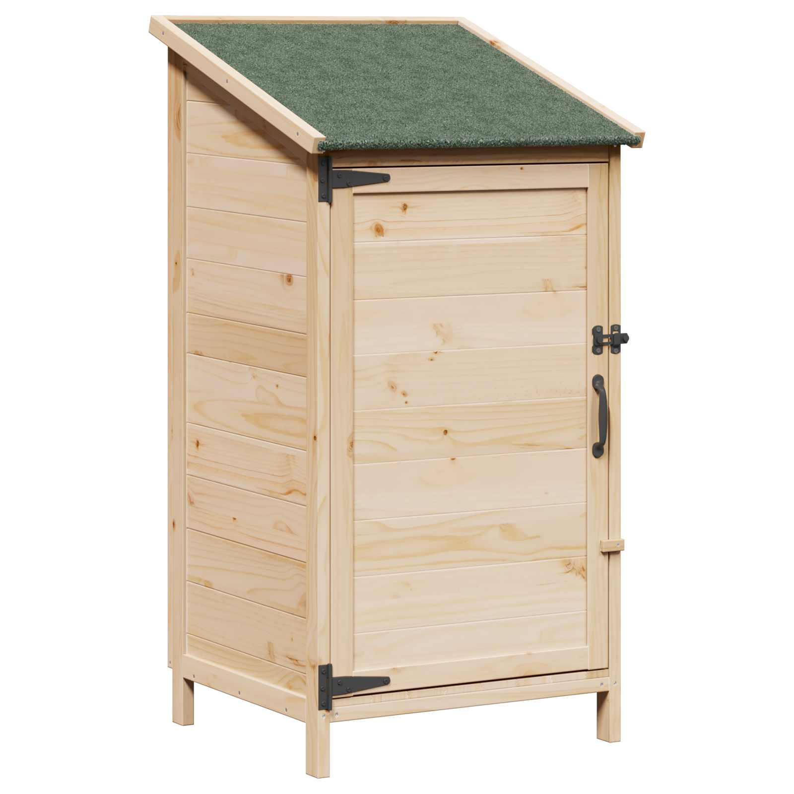 vidaXL Shed ogrodowy naturalny 59 x 56 x 113,5 cm Drewno Świerkowe