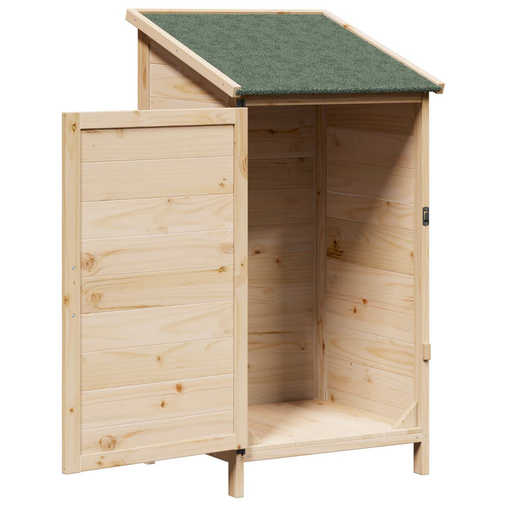 vidaXL Shed ogrodowy naturalny 59 x 56 x 113,5 cm Drewno Świerkowe