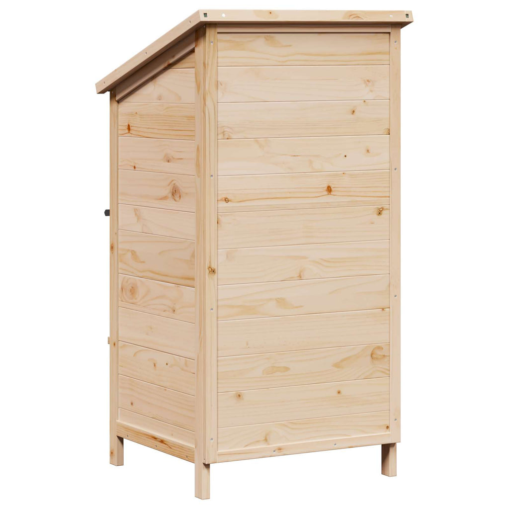 vidaXL Shed ogrodowy naturalny 59 x 56 x 113,5 cm Drewno Świerkowe