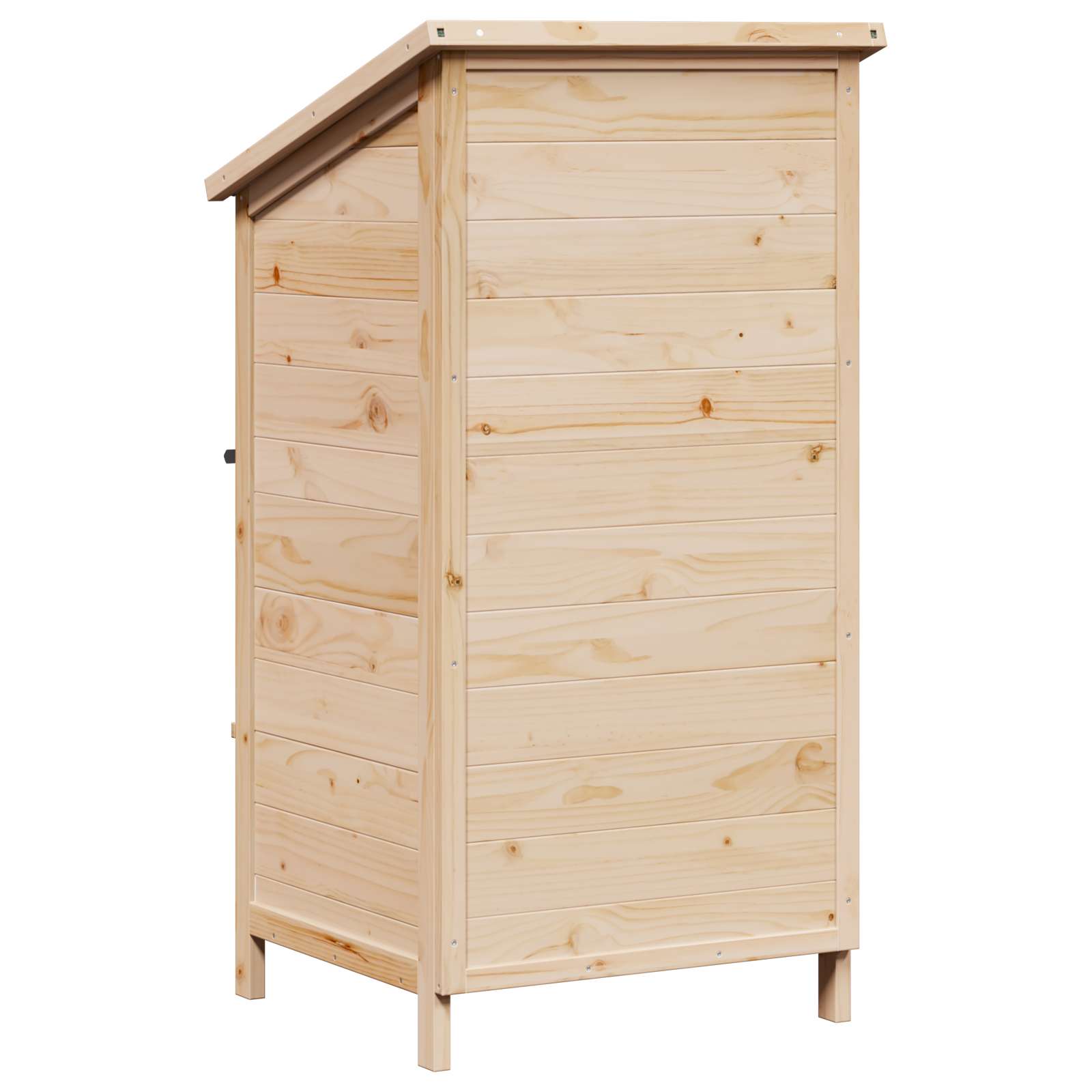 vidaXL Shed ogrodowy naturalny 59 x 56 x 113,5 cm Drewno Świerkowe