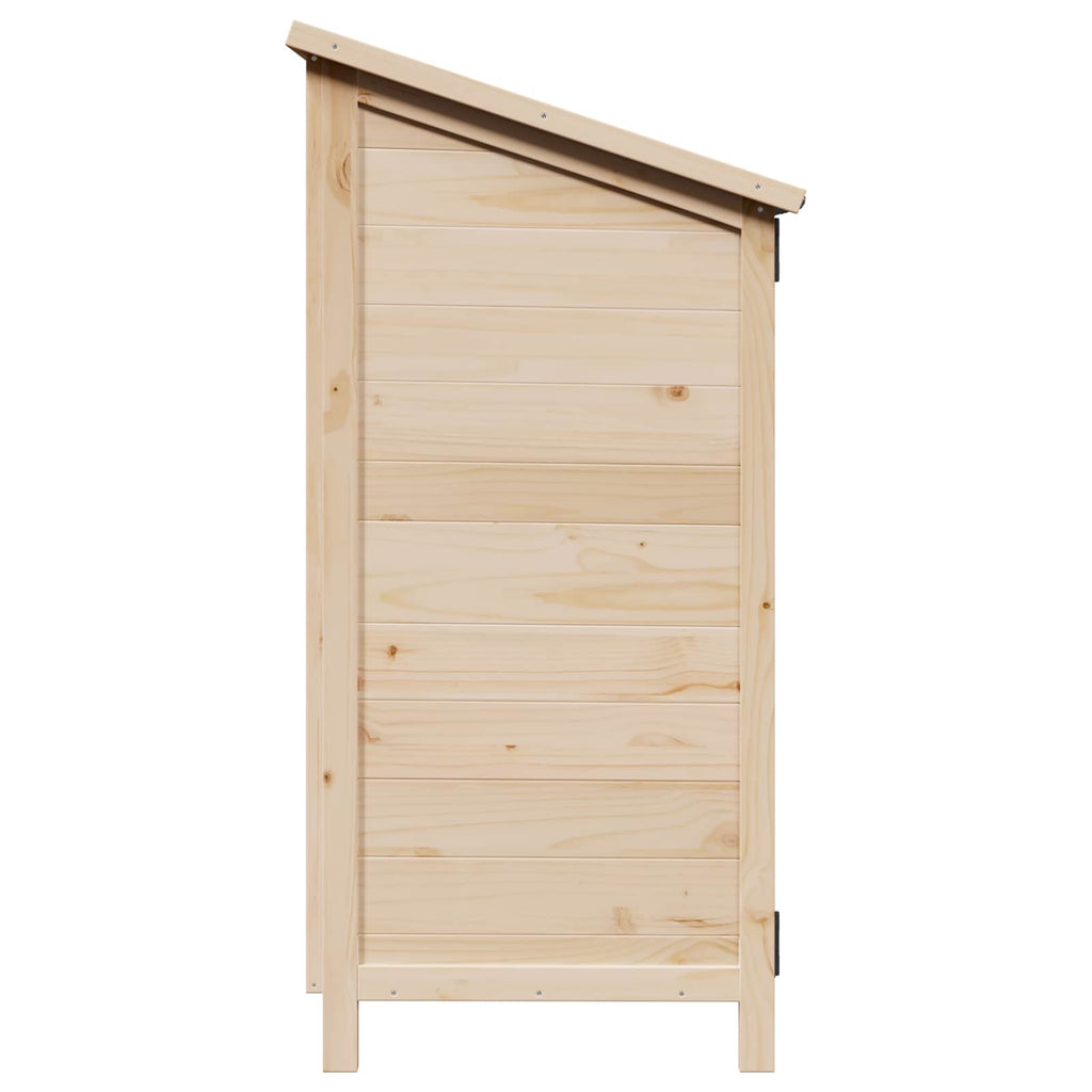 vidaXL Shed ogrodowy naturalny 59 x 56 x 113,5 cm Drewno Świerkowe
