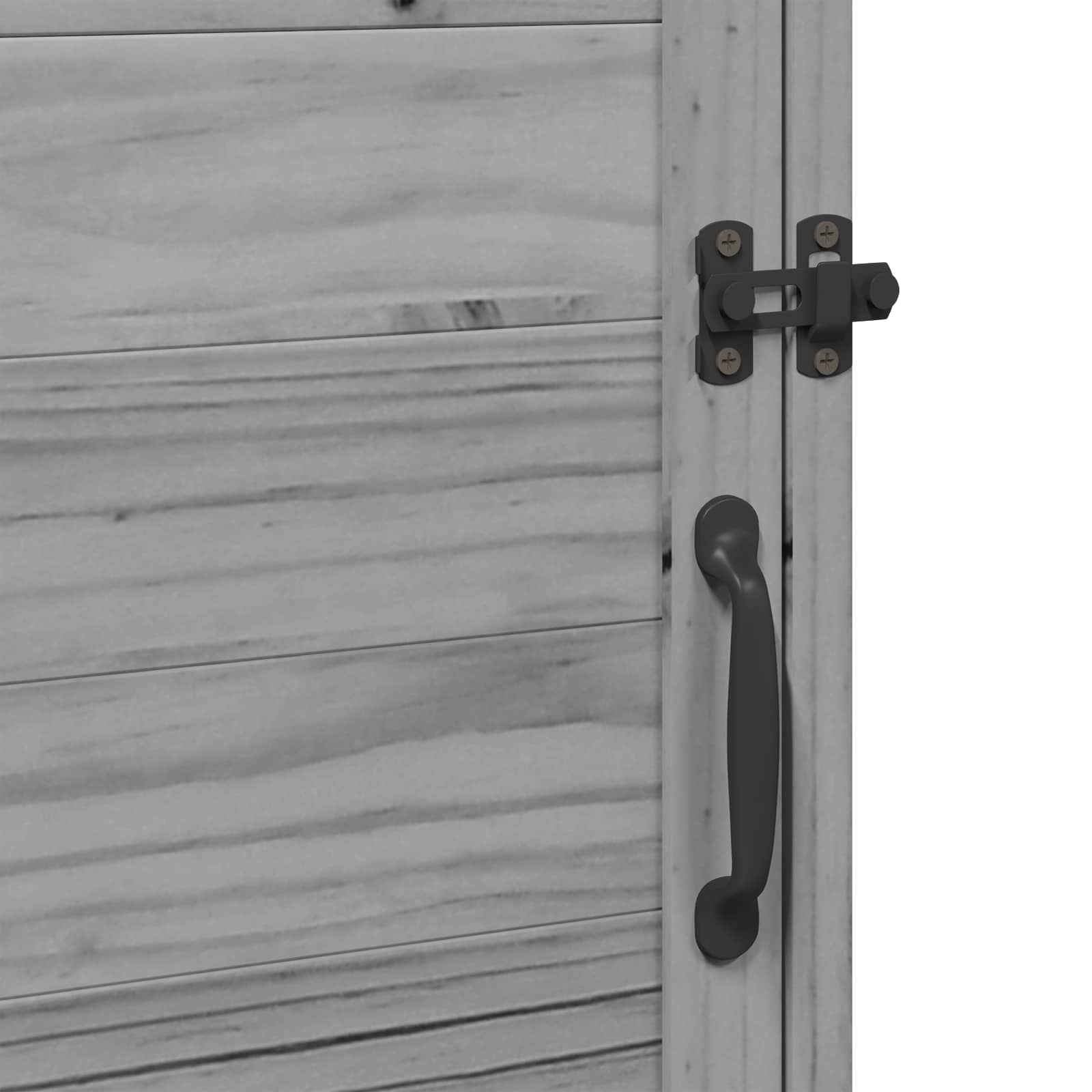 vidaXL Shed ogrodowy Szary 59 x 56 x 113,5 cm Drewno Świerkowe