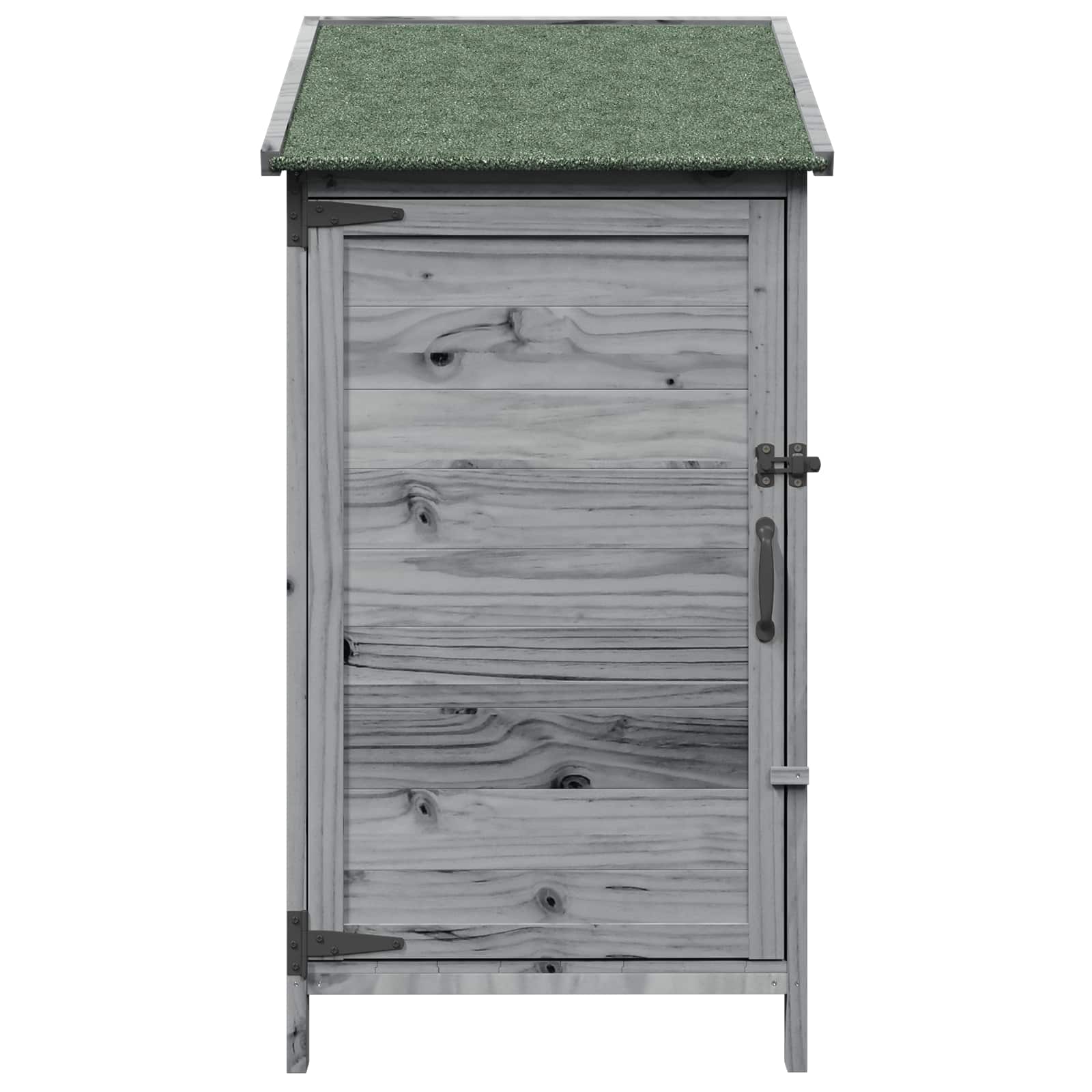 vidaXL Shed ogrodowy Szary 59 x 56 x 113,5 cm Drewno Świerkowe