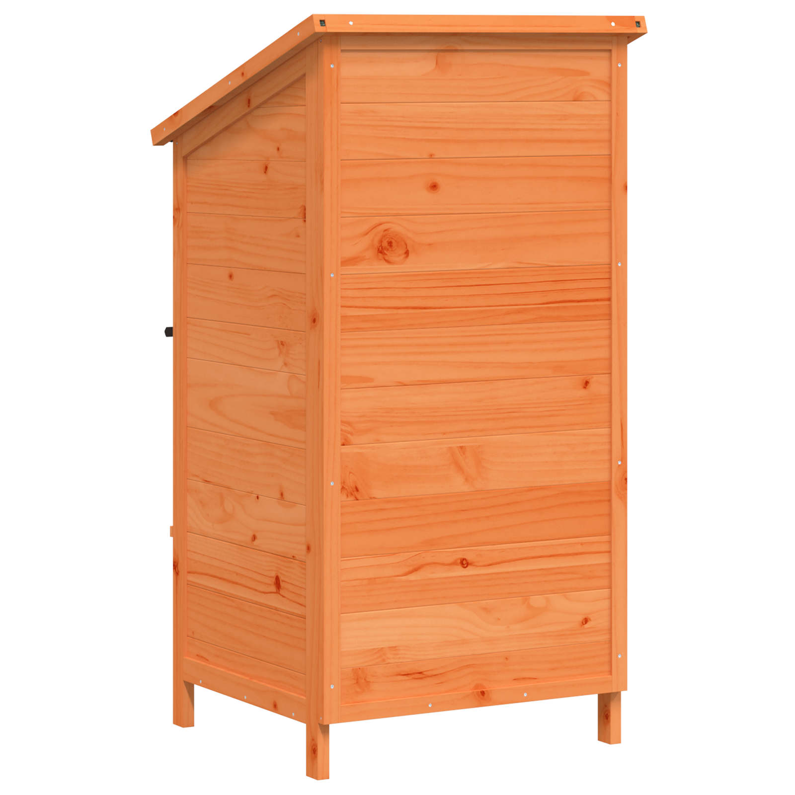 vidaXL Shed ogrodowy brązowy 59 x 56 x 113,5 cm Drewno Świerkowe