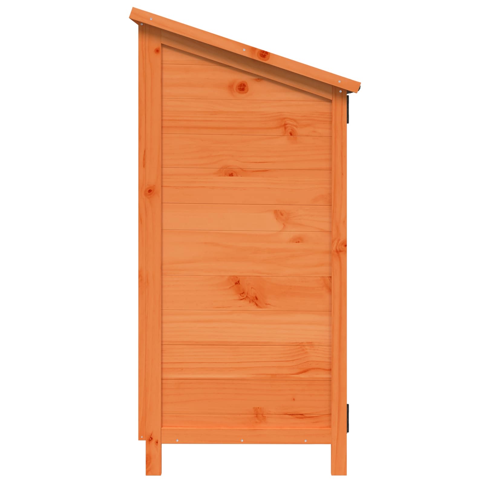 vidaXL Shed ogrodowy brązowy 59 x 56 x 113,5 cm Drewno Świerkowe