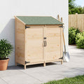 vidaXL Shed ogrodowy naturalny 106,5 x 56 x 113,5 cm Drewno Świerkowe