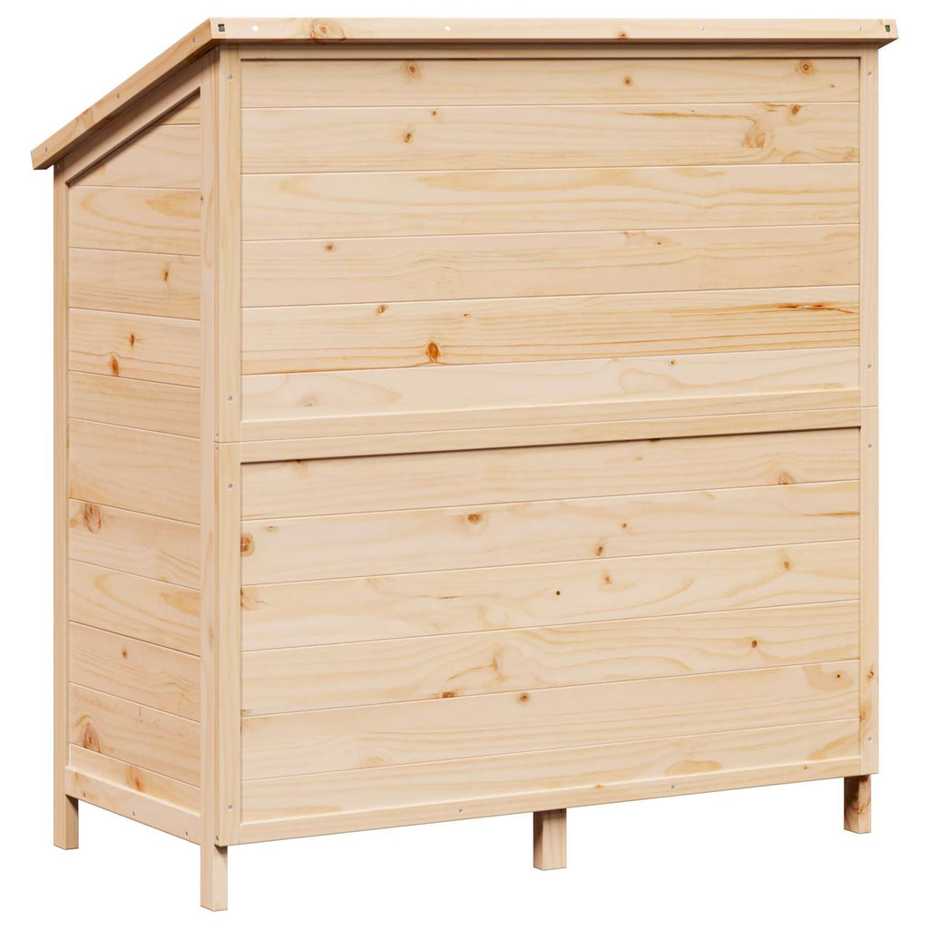 vidaXL Shed ogrodowy naturalny 106,5 x 56 x 113,5 cm Drewno Świerkowe