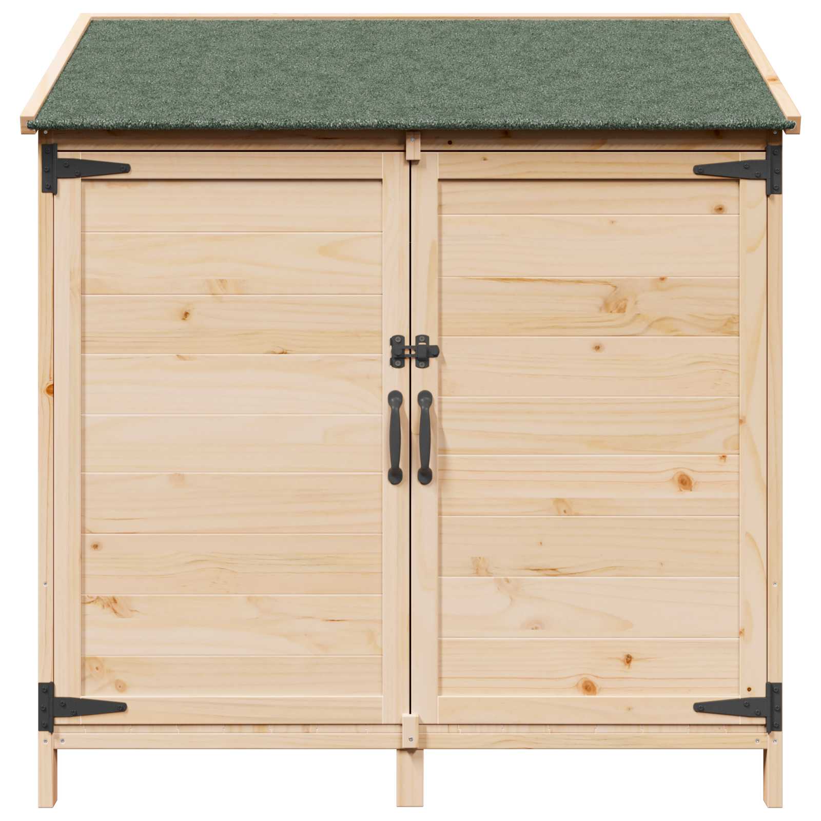 vidaXL Shed ogrodowy naturalny 106,5 x 56 x 113,5 cm Drewno Świerkowe
