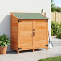 vidaXL Shed ogrodowy brązowy 106,5 x 56 x 113,5 cm Drewno Świerkowe