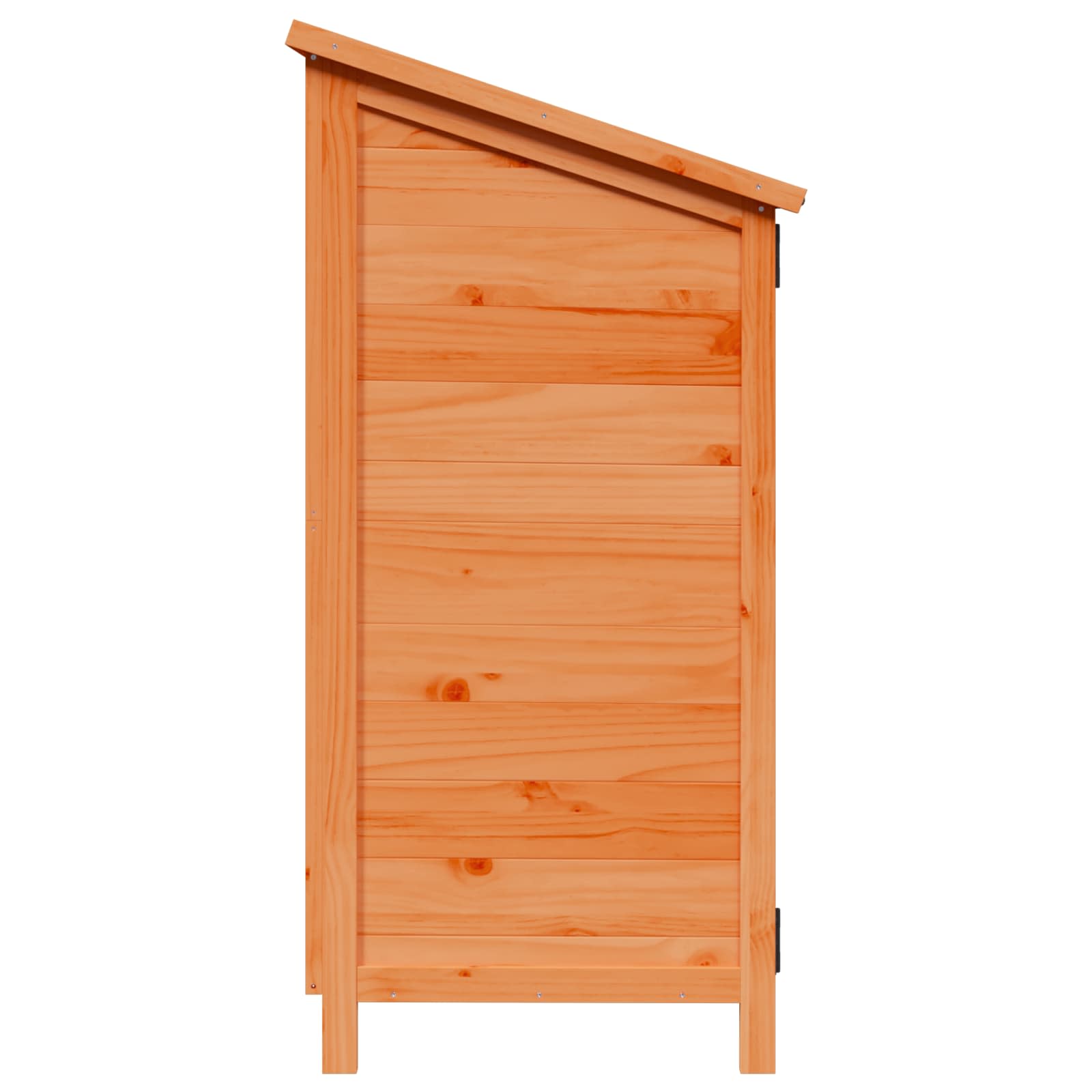 vidaXL Shed ogrodowy brązowy 106,5 x 56 x 113,5 cm Drewno Świerkowe