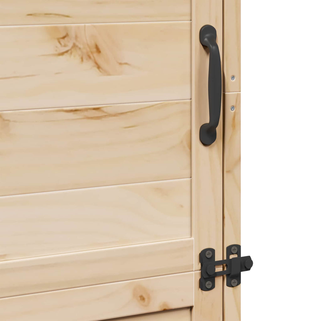 vidaXL Shed ogrodowy naturalny 59,5 x 56 x 176,5 cm Drewno Świerkowe