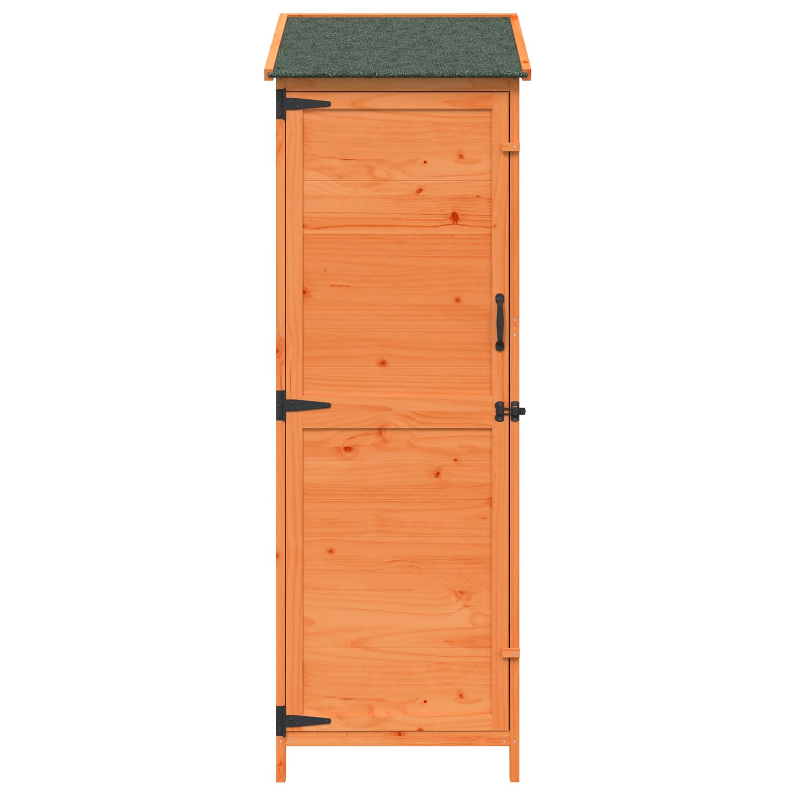 vidaXL Shed ogrodowy brązowy 59,5 x 56 x 176,5 cm Drewno Świerkowe