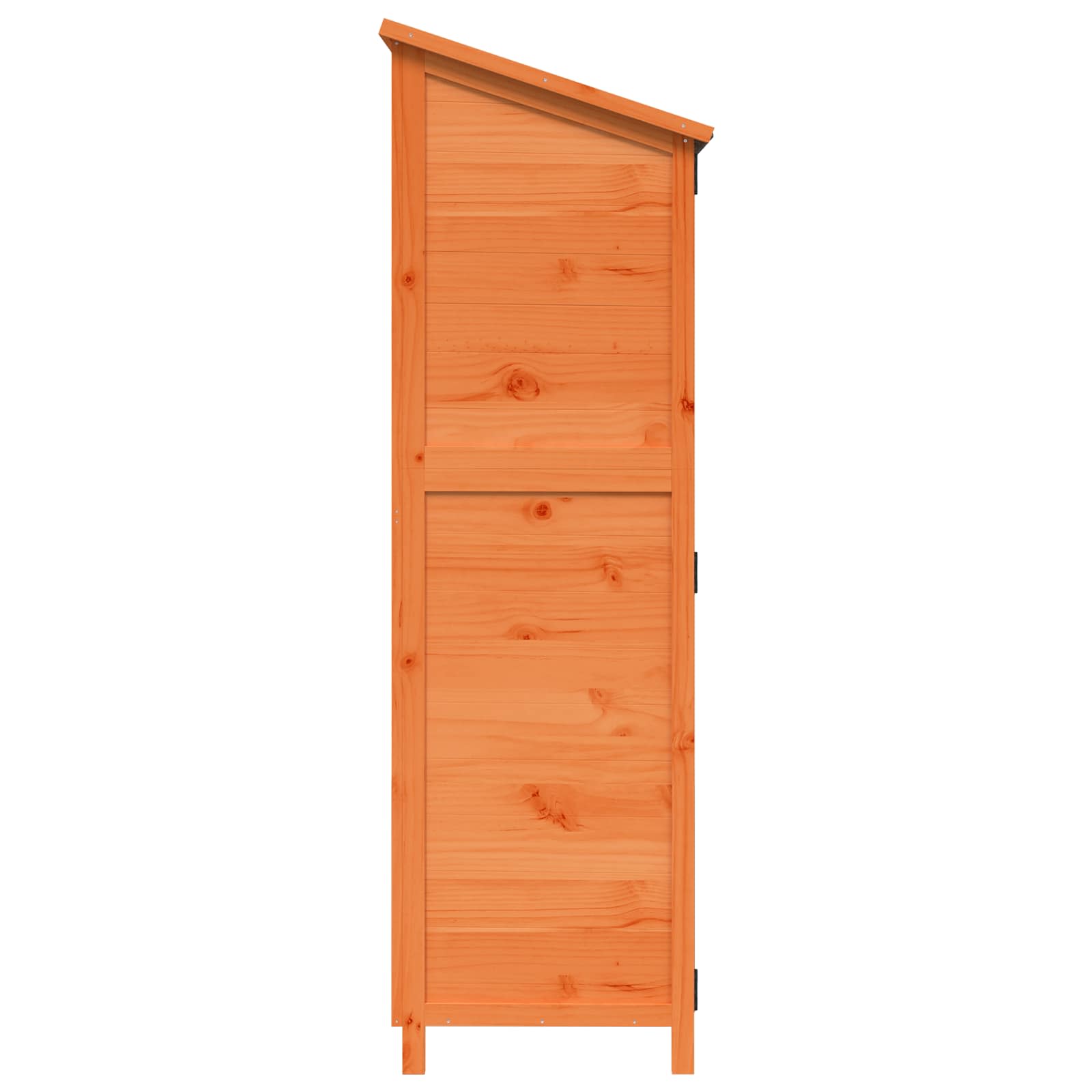 vidaXL Shed ogrodowy brązowy 59,5 x 56 x 176,5 cm Drewno Świerkowe