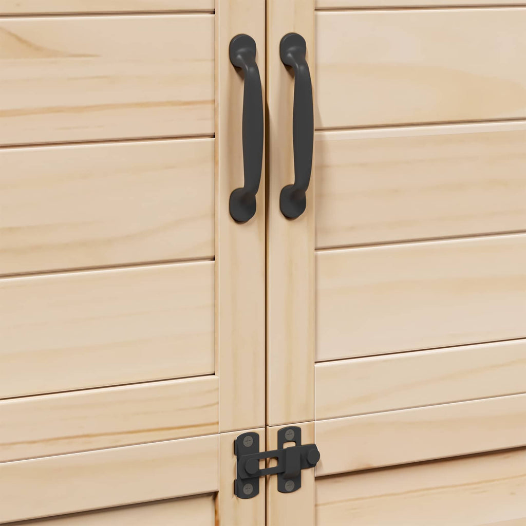 vidaXL Shed ogrodowy naturalny 106,5 x 56 x 176 cm Drewno Świerkowe