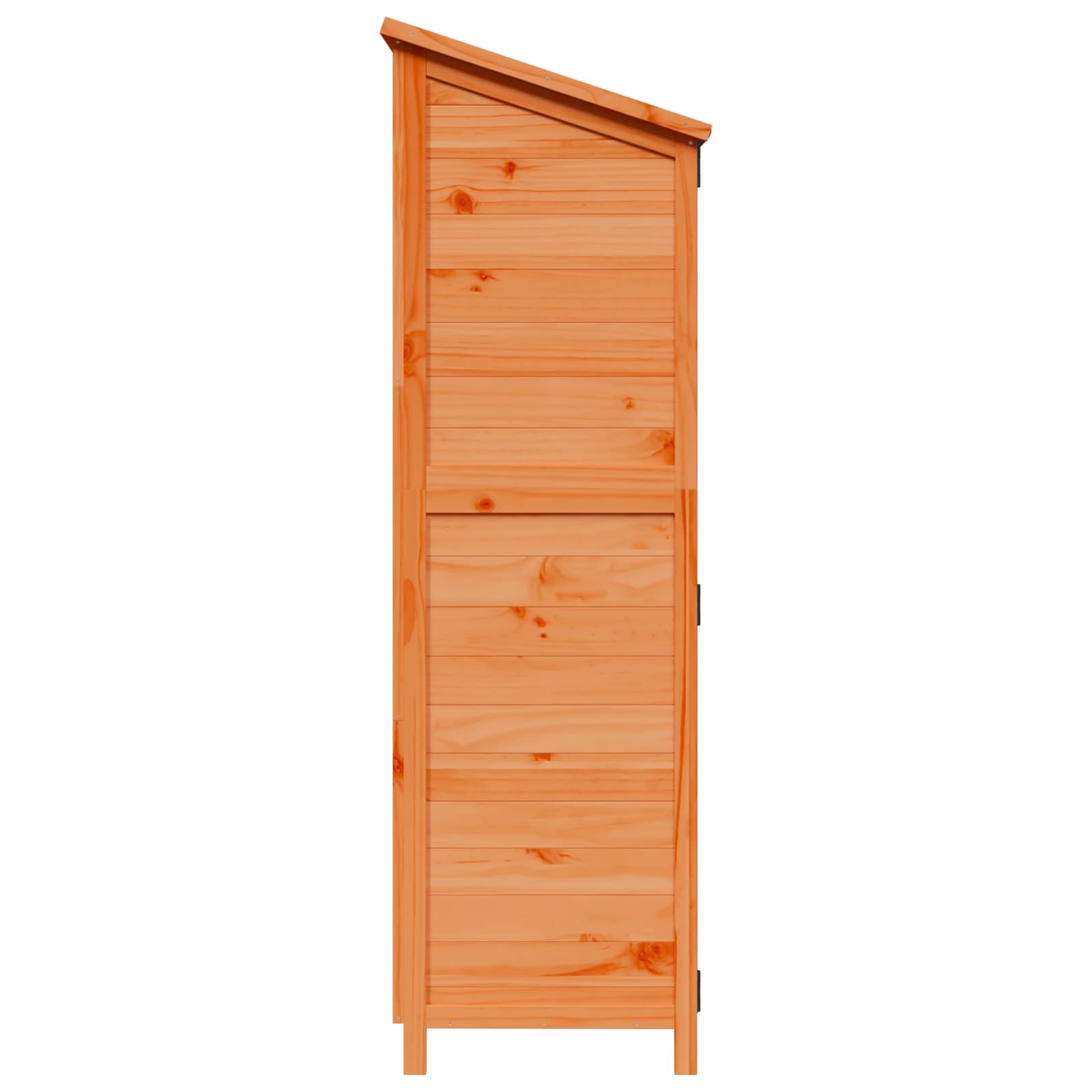 vidaXL Shed ogrodowy brązowy 106,5 x 56 x 176 cm Drewno Świerkowe