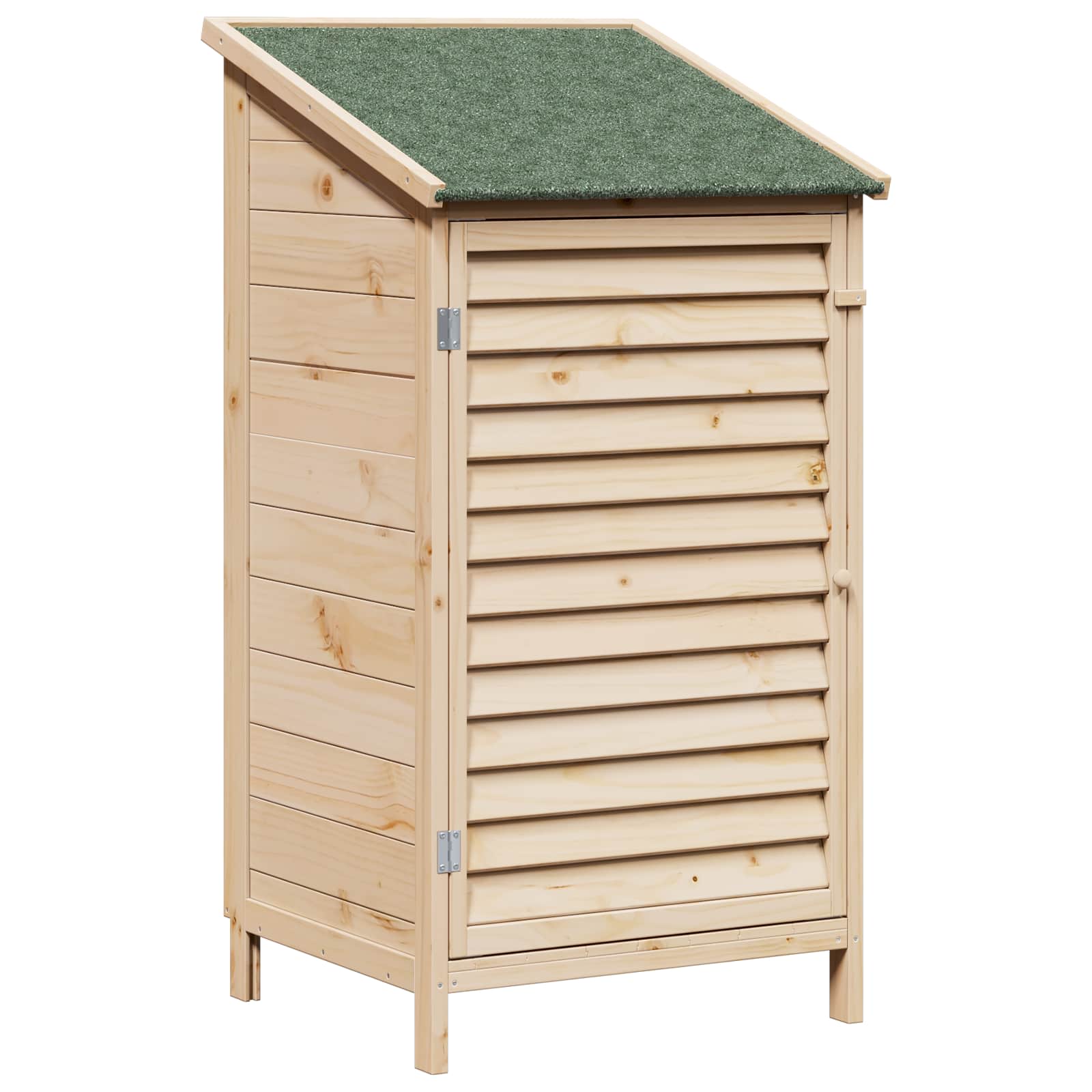 vidaXL Shed ogrodowy naturalny 59 x 56 x 113,5 cm Drewno Świerkowe