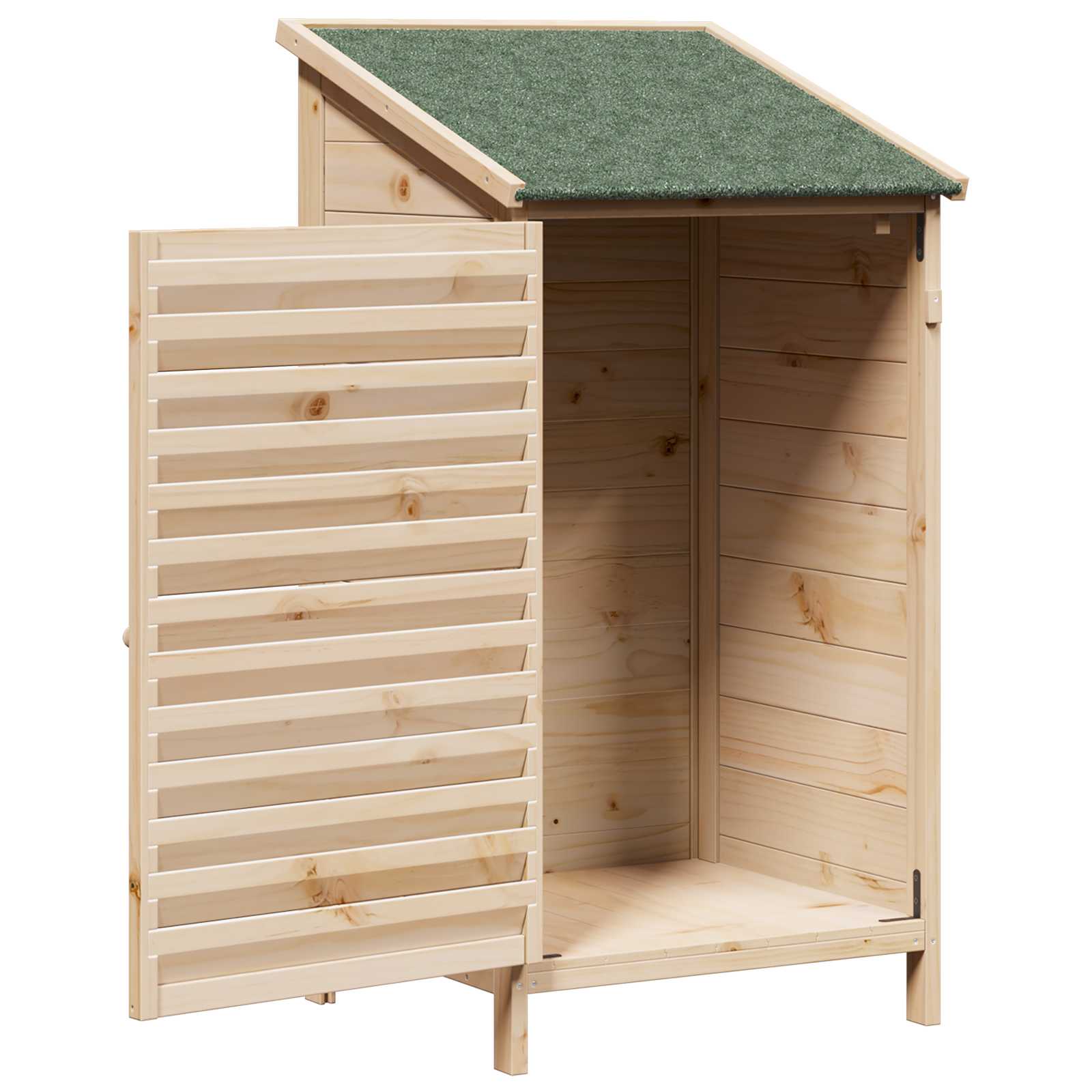 vidaXL Shed ogrodowy naturalny 59 x 56 x 113,5 cm Drewno Świerkowe