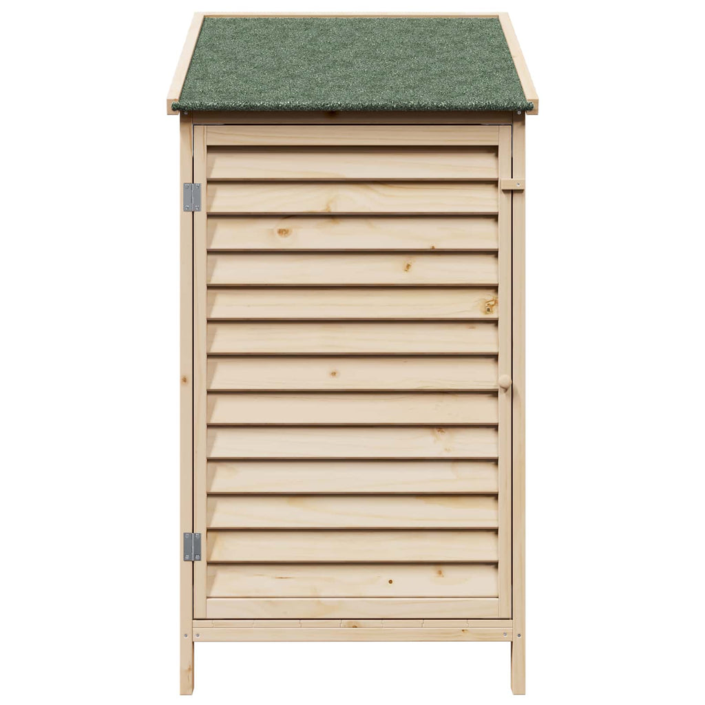 vidaXL Shed ogrodowy naturalny 59 x 56 x 113,5 cm Drewno Świerkowe