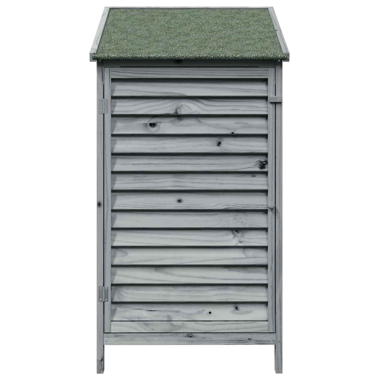 vidaXL Shed ogrodowy Szary 59 x 56 x 113,5 cm Drewno Świerkowe