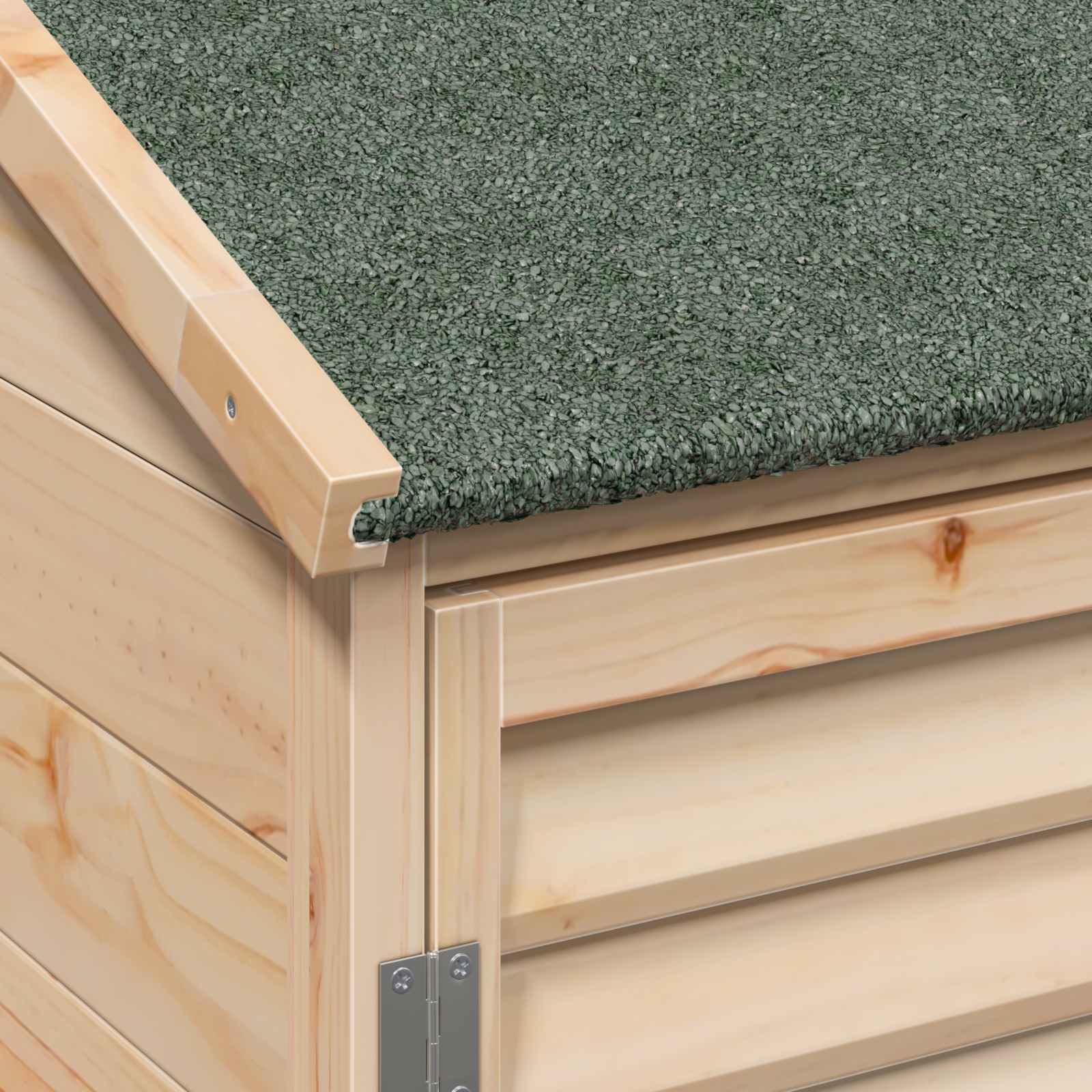 vidaXL Shed ogrodowy naturalny 106 x 56 x 113,5 cm Drewno Świerkowe