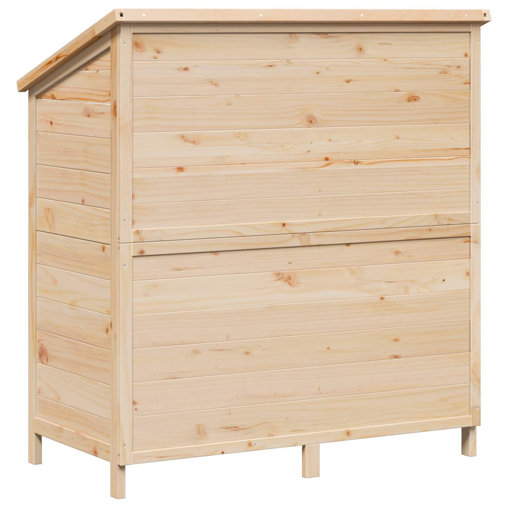 vidaXL Shed ogrodowy naturalny 106 x 56 x 113,5 cm Drewno Świerkowe